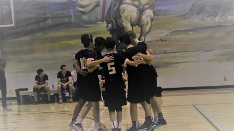 Saints Varsity battle hard, but lose gold to St. Michael’s in close ISAA volleyball finals.