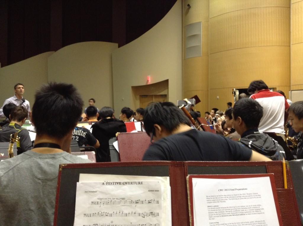 Another angle into the vast expanse of the Senior Concert Band