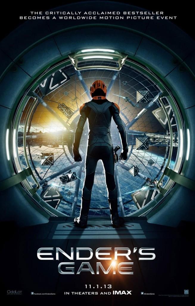 The movie poster for Enders Game.
