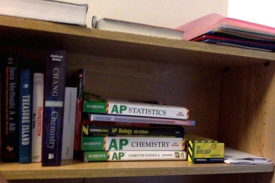 Prep+books+used+for+exams+will+soon+most+likely+be+either+thrown+away+or+sold.