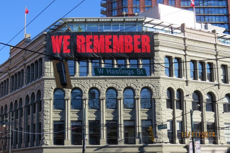 A We Remember Banner