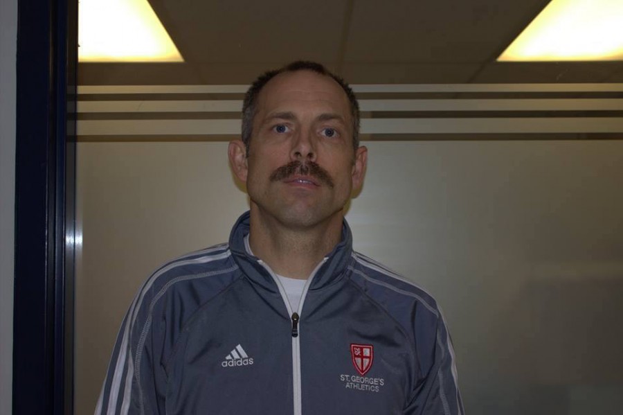 Mr. Proznick sporting his moustache 