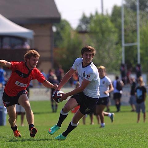 Ben at the Canadian Rugby National Festival this past summer representing Team B.C.  