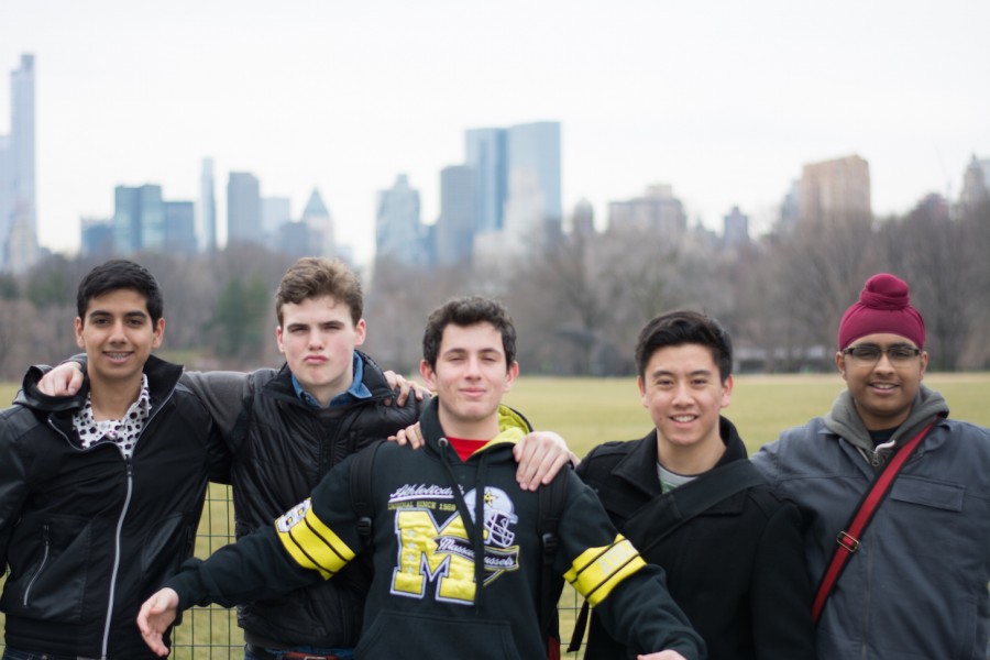 From Right To Left - Eshan Cheema (Grade 11), Chad Carbol (Grade 11), Frank Sandoval (Grade 10), Justin Low (Grade 11), Amandeep Baidwan (Grade 11)