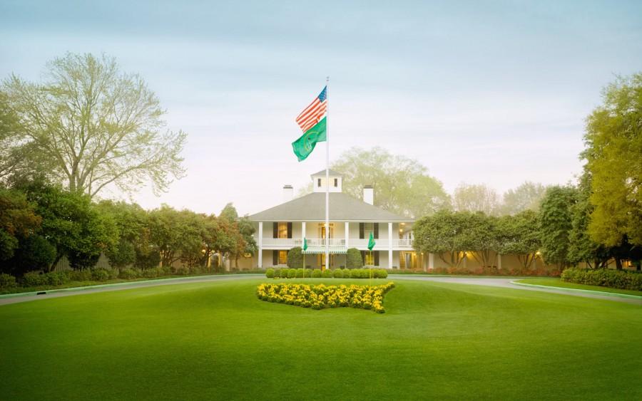 A picture of the Augusta National Clubhouse