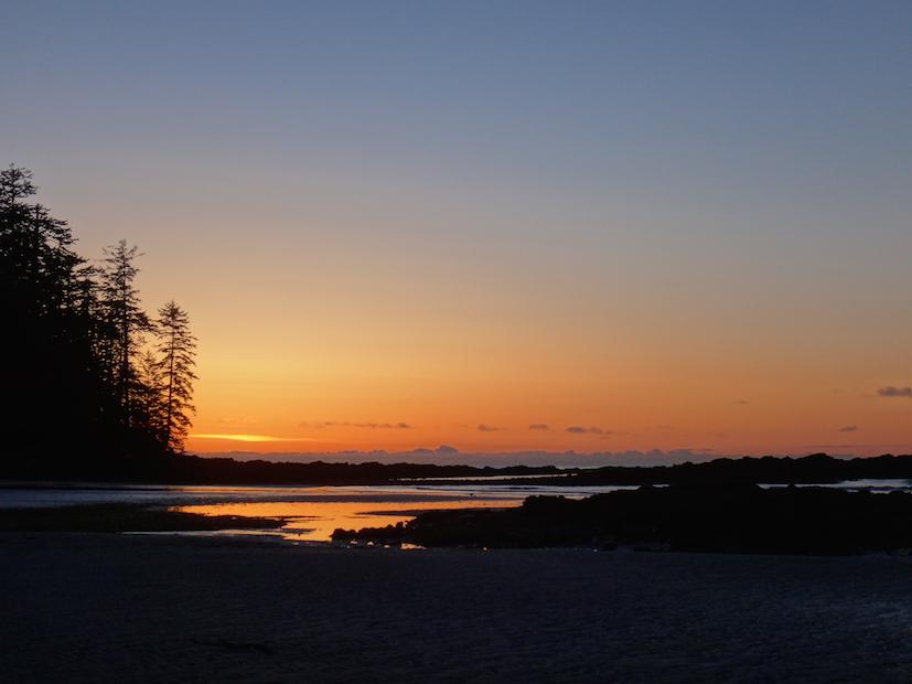 Phenomenal sunset taken on the North Coast Trail