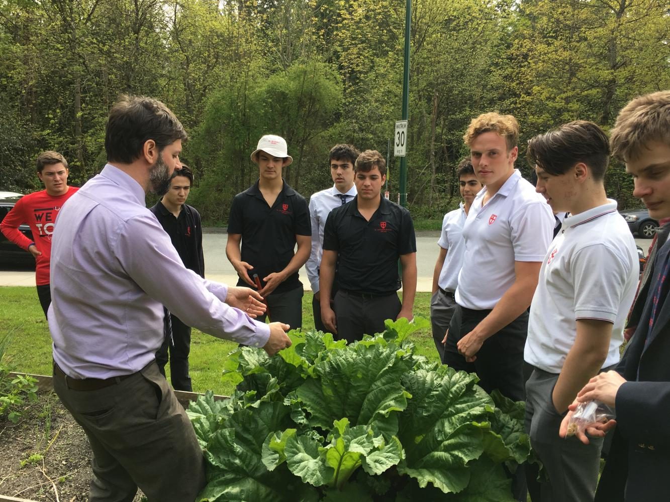 Environmental Science Class Grows Green In The Garden