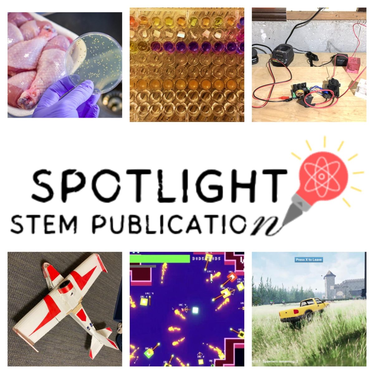 A collage of projects showcased on Spotlight