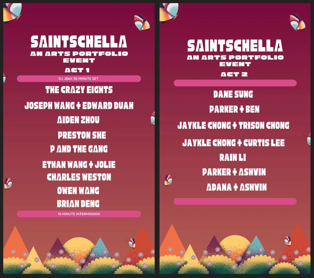 Saintschella Lineup