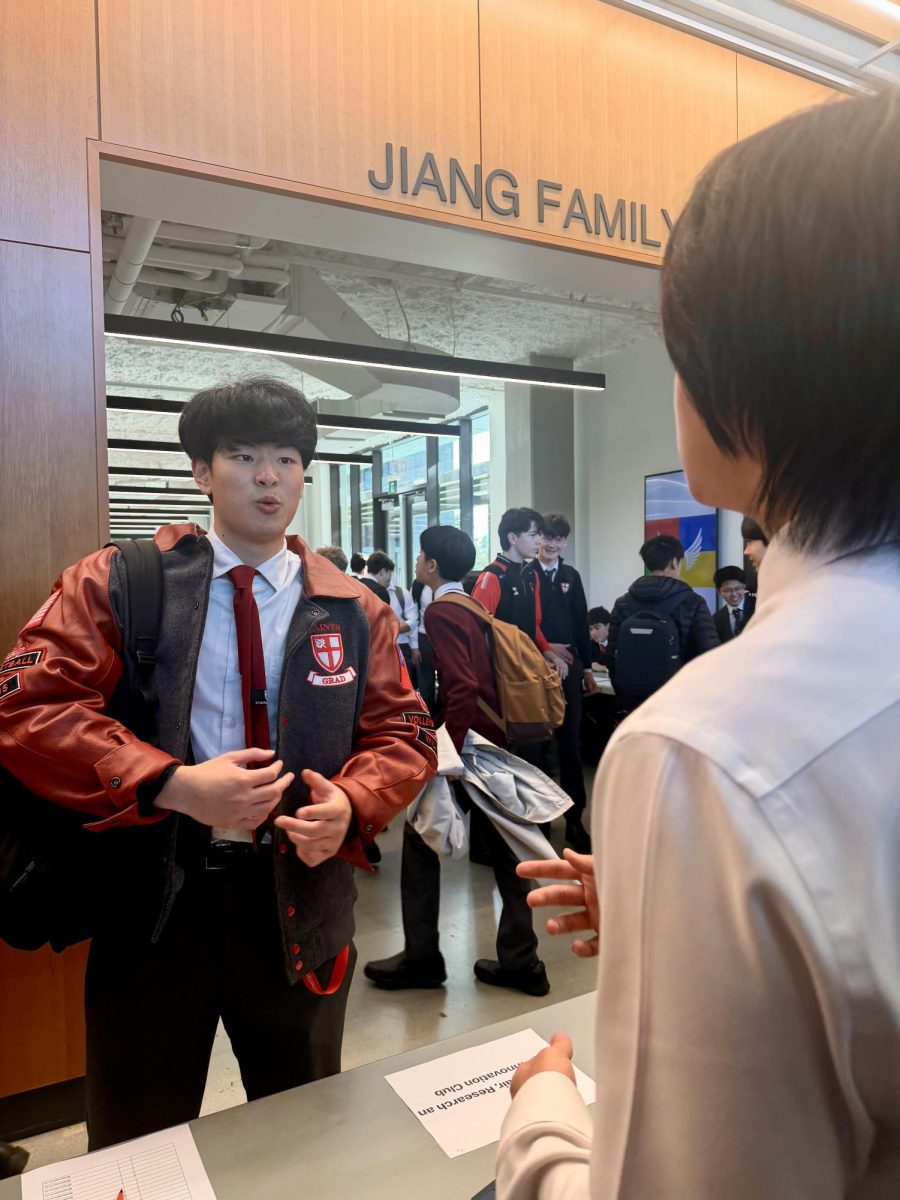 Wilson Li ‘27 Pitches the Science Fair, Research and Innovation Club