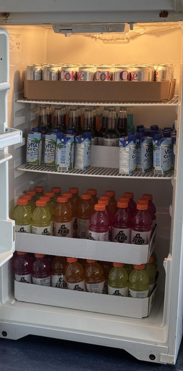 The Refrigerator in the Grad Lounge Fully Restocked